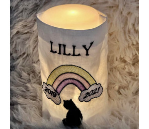 Stickdatei - Regenbogen Katze 2